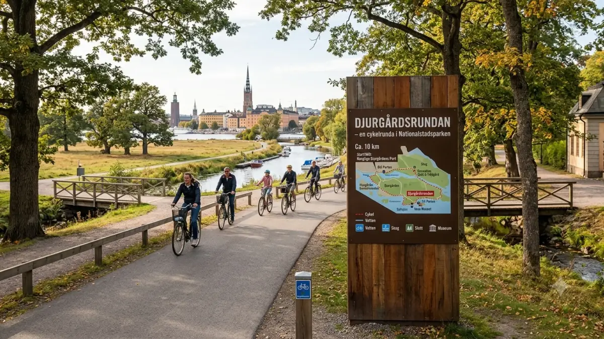 Djurgårdsrundan – en cykelrunda i Nationalstadsparken