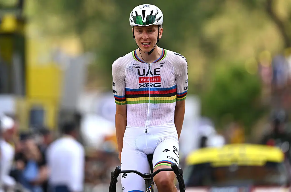Tadej Pogačar wins Tour de France stage 6 and claims Souvenir Jacques Goddet prize